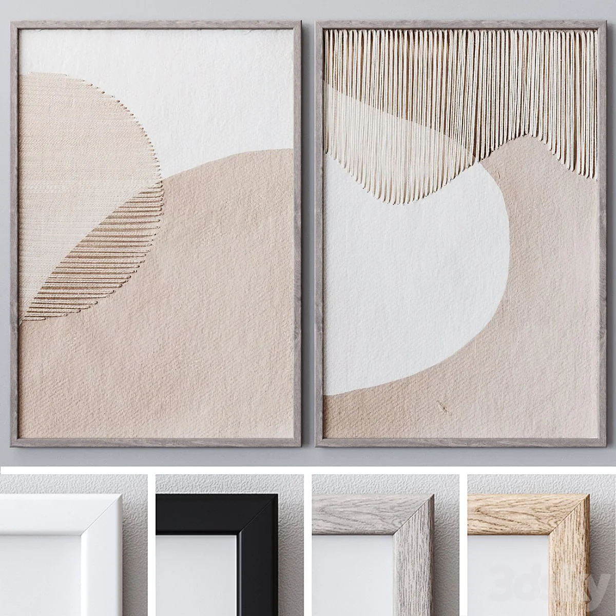 Set of large wall paintings 1657